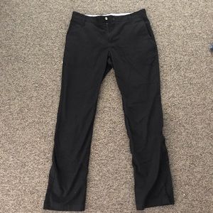 Black Volcom Chino Pants